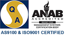 AS9100 & ISO 9001:2008 Certified